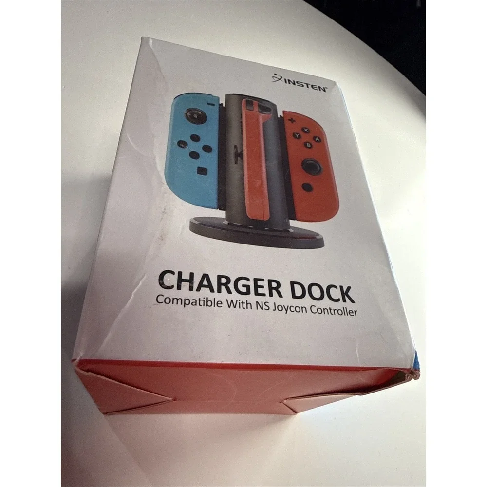 Insten 4 in 1 Charging Dock Joy-Con Controller Station Nintendo Switch Brand New